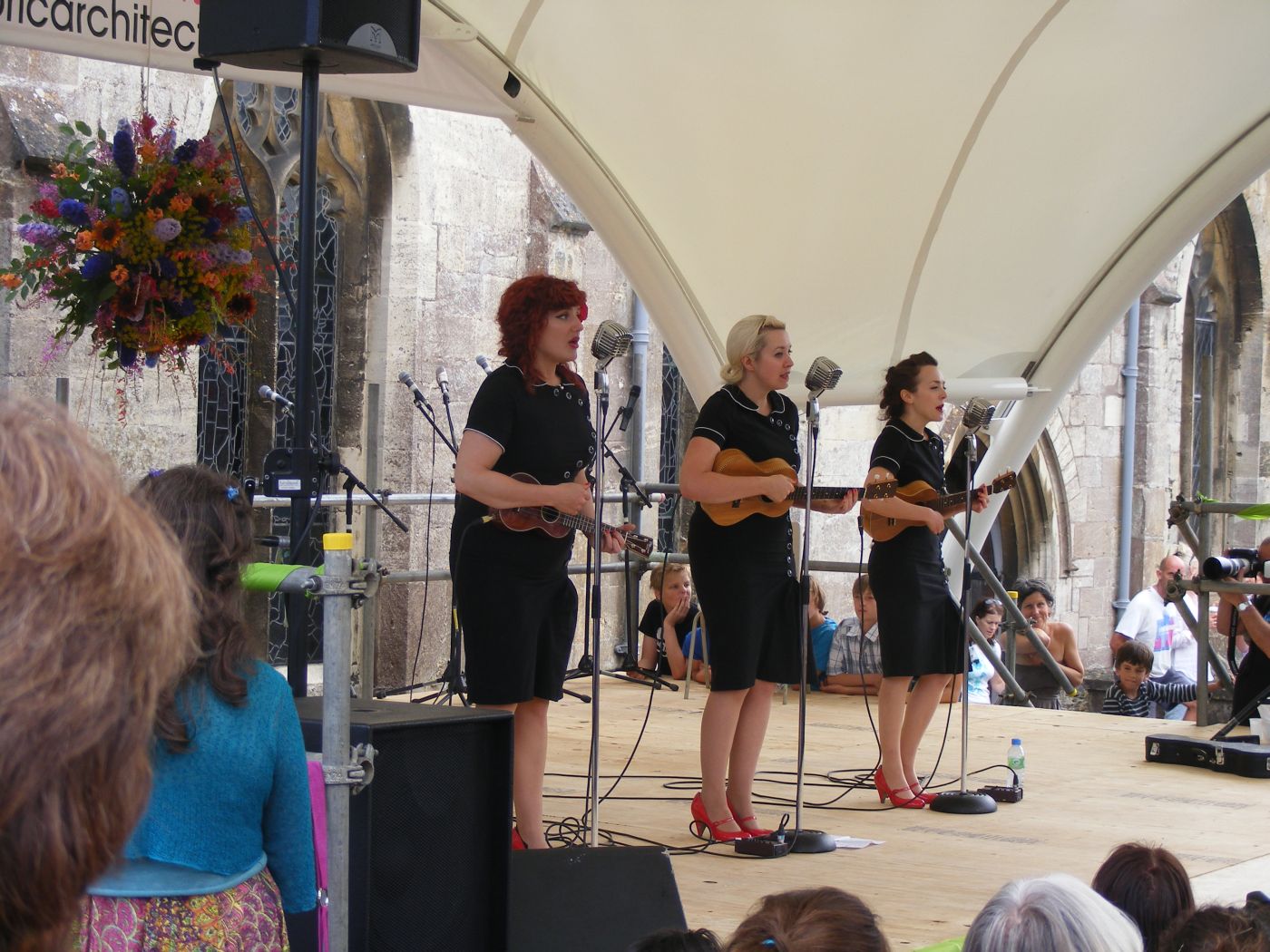 The Strumpettes from house-left at ACP 2011